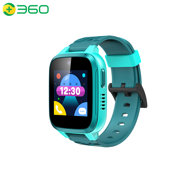 360儿童电话手表8XS智能4G全网通男女学生视频拍照防水定位多功能 竹绿色