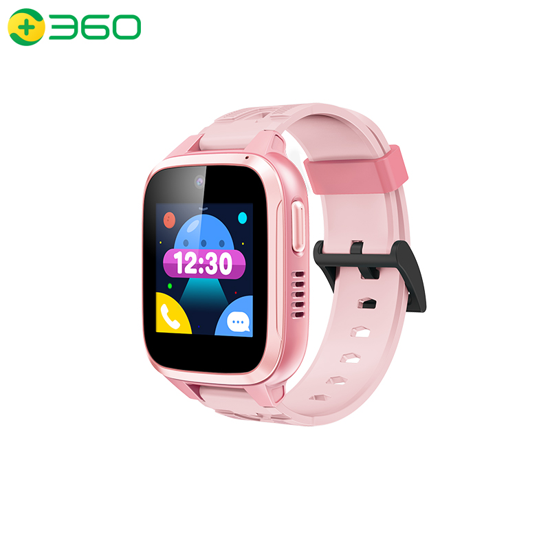 360儿童电话手表8XS智能4G全网通男女学生视频拍照防水定位多功能 西瓜粉