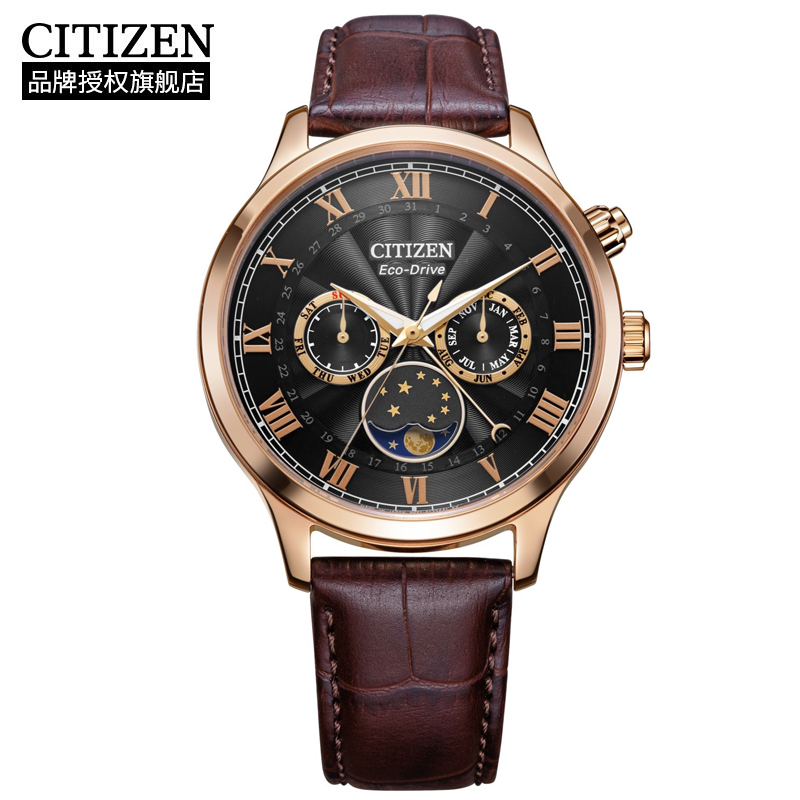 Citizen西铁城 光动能手表时尚商务男表AP1059-19E 黑色