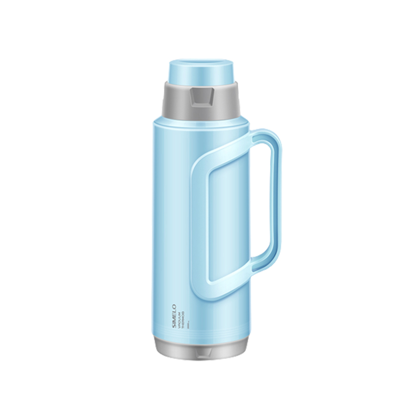 SIMELO印象京都玻璃内胆明月保温瓶2.0L（单位：个） 典雅蓝