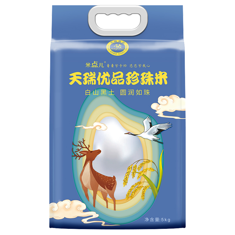 天瑞优品（TIANRUY&YOUPIN） 珍珠米5KG TR-003（单位：包） 白色