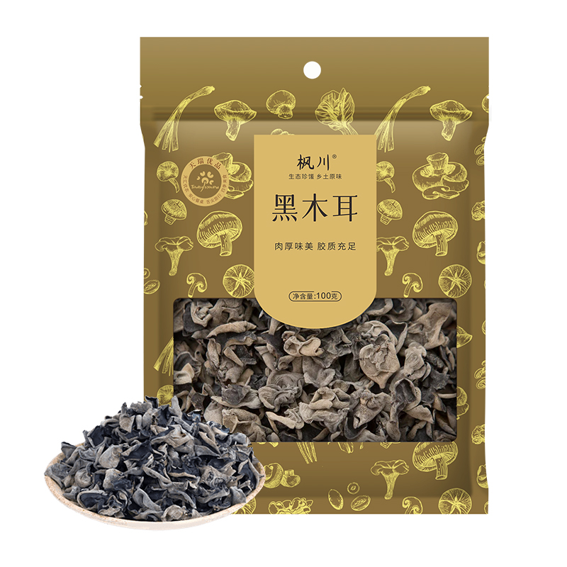 枫川 黑木耳100克 TR-024 （单位：袋） 白色