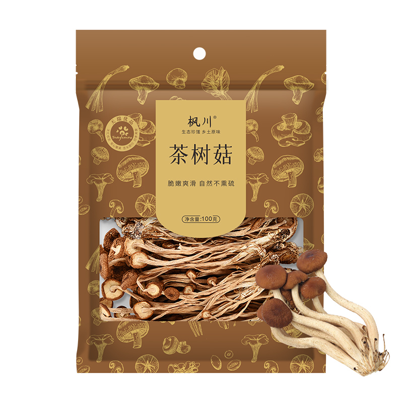 枫川 茶树菇100克 TR-033（单位：袋） 白色