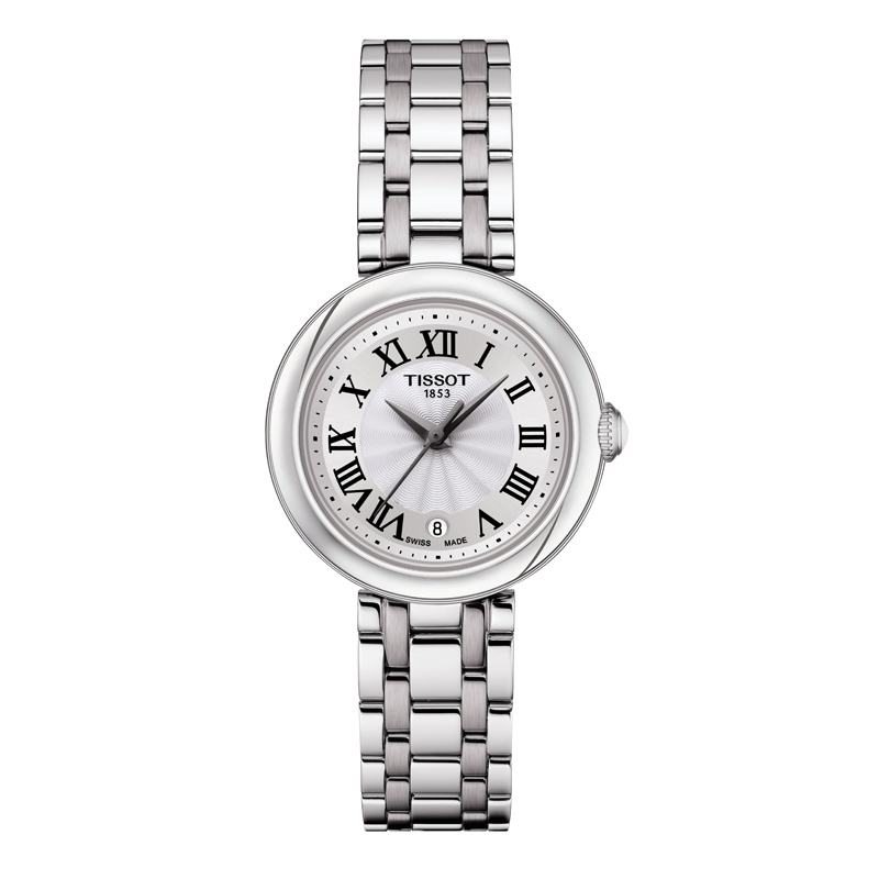 天梭（TISSOT）瑞士手表小美人系列腕表钢带石英女表T126.010.11.013.00 银色
