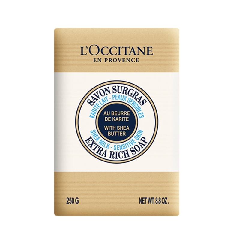 欧舒丹乳木果牛奶味洁肤皂250g  