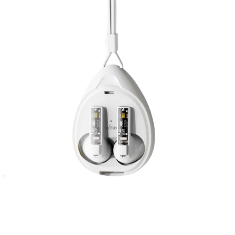 爱国者（aigo）TWS真无线蓝牙耳机 音乐游戏运动耳机 蓝牙5.3 适用苹果华为小米OPPO手机 白色