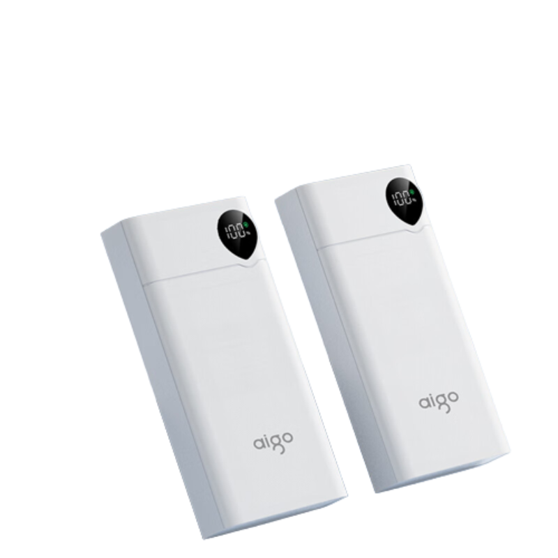 爱国者F20000PD充电宝20000毫安大容量Type-C快充22.5W迷你随身移动电源可上飞机 白色