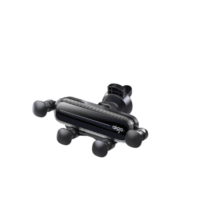 爱国者C8车载手机支架 汽车导航支架出风口固定器 汽车用品车内饰品小件 黑色