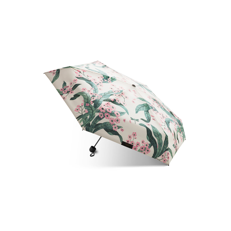 蕉下（beneunder） 口袋系防晒太阳伞 花影18.7*6cm（单位：把） 白色