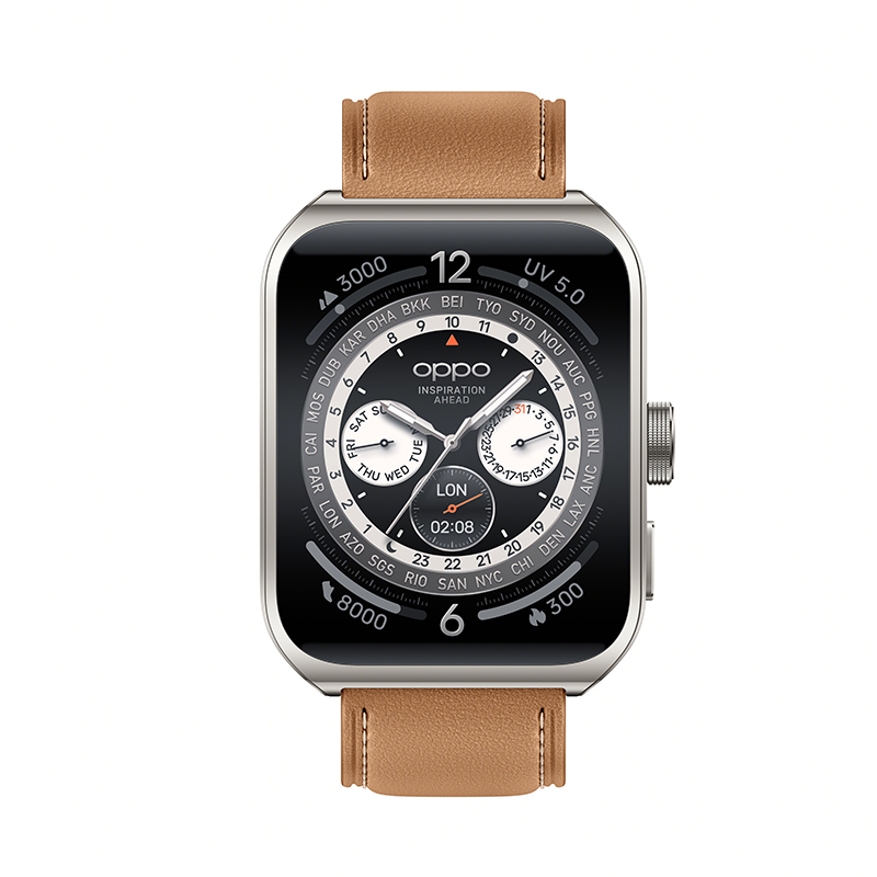 OPPO Watch 4 Pro全智能手表 男女运动手表电话手表（含贴膜两片装） 破晓棕