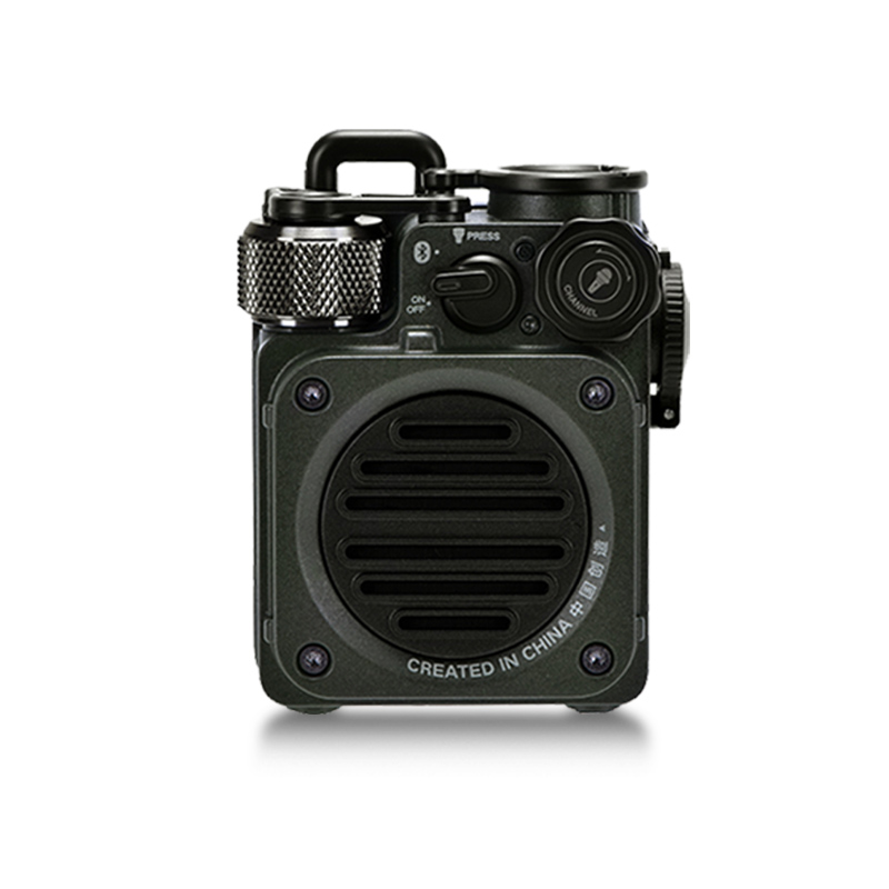 猫王收音机猫王音响野性mini便携蓝牙音箱迷你小音响家用音箱户外防水低音炮情人节礼物送男友 丛林绿