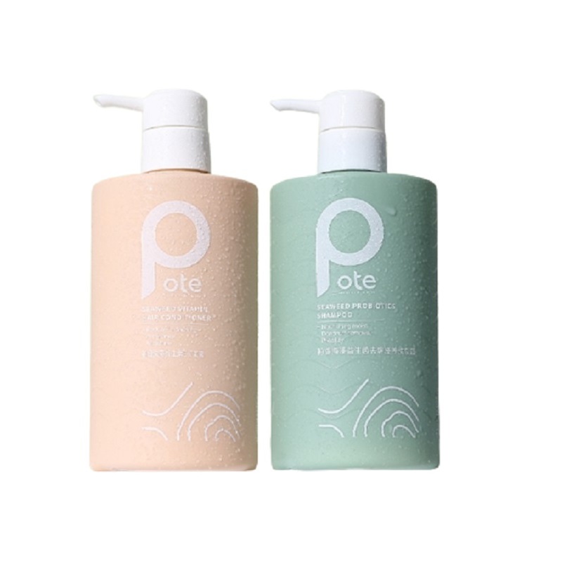 POTE柏缇 海藻益生菌去屑洗发水475ml+海藻维生素E护发素475ml套装（单位：套） 混色