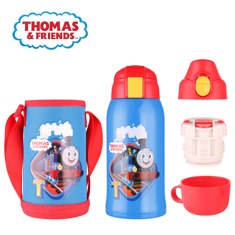 托马斯和朋友 三盖儿童600ml保温壶 QTM3001(单位:个) 蓝色