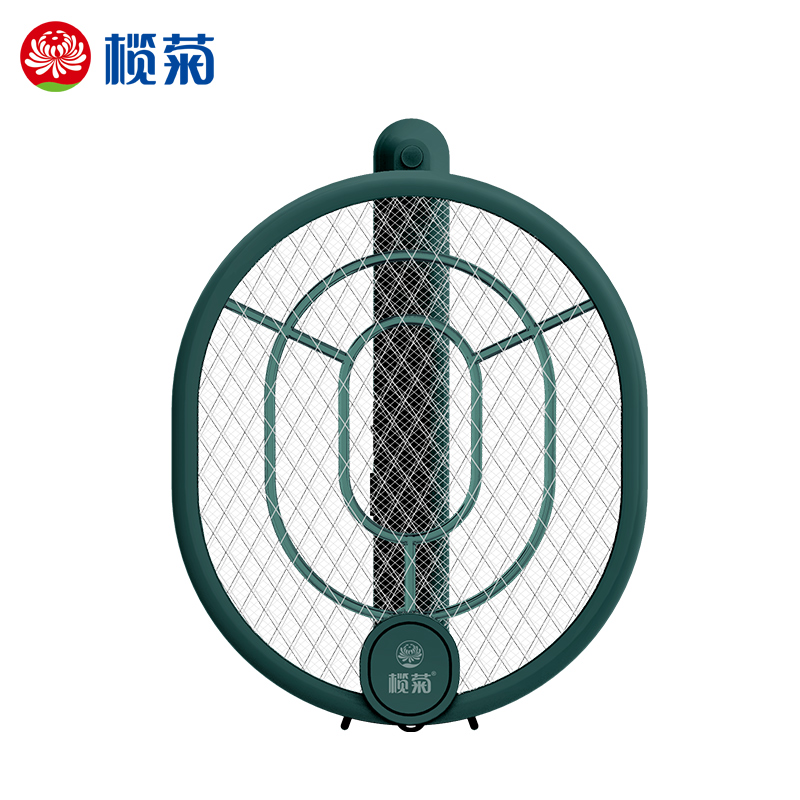 榄菊 电蚊拍WPDF-01A折叠款 军绿色