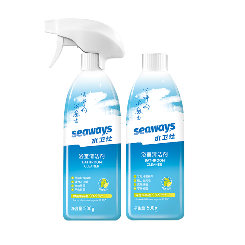 水卫仕浴室清洁剂（500g&times;2瓶） 水蓝色