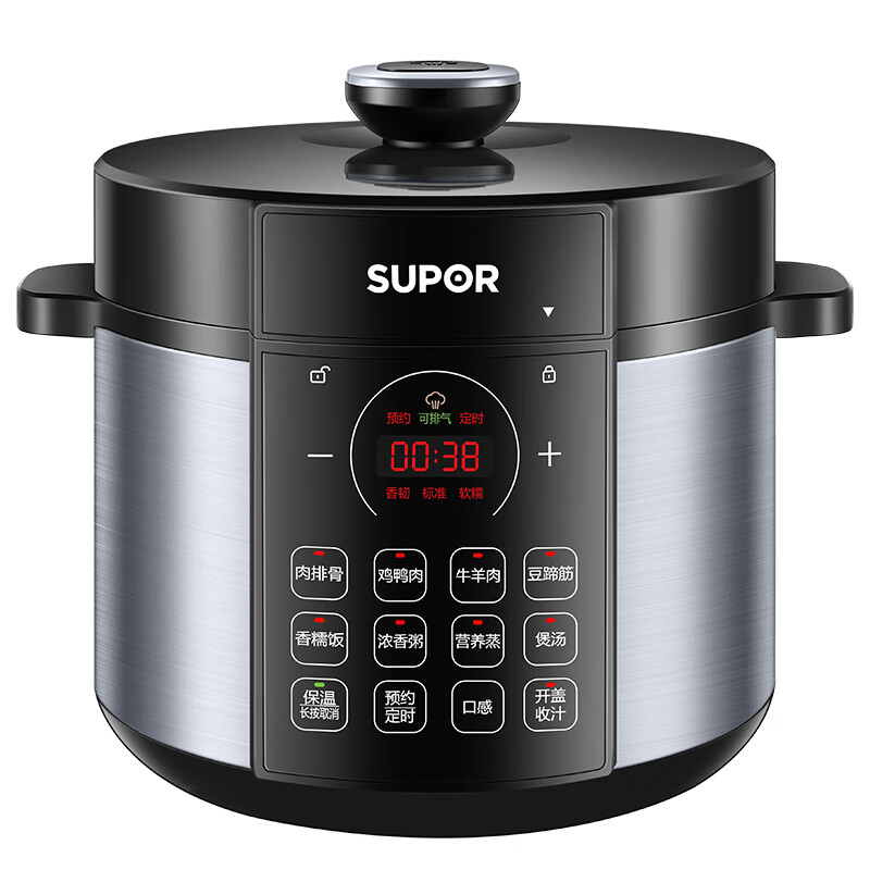 苏泊尔（SUPOR）电压力锅5升大容量双胆SY-50YC8186/台 蓝色