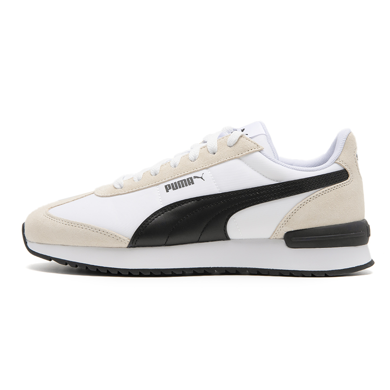 彪马（PUMA）男鞋女鞋 新款运动鞋情侣鞋低帮耐磨防滑板鞋休闲鞋 392899-02 米白色/黑色/白 44.5