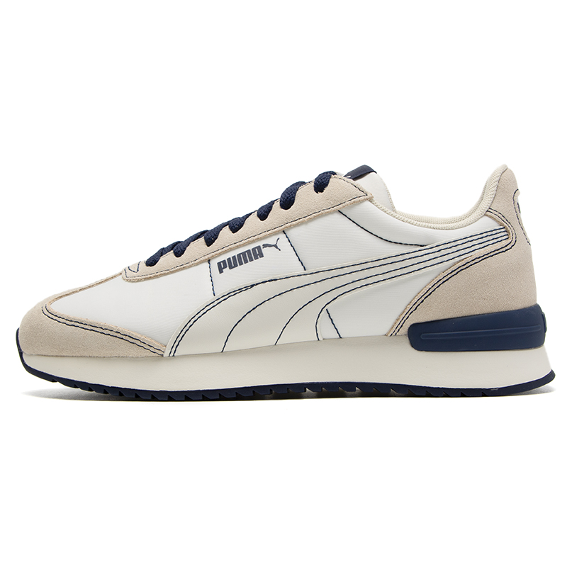 彪马（PUMA）男鞋女鞋 运动鞋跑步健身训练跑步时尚情侣轻便休闲鞋 392899-04 白-蓝 35.5