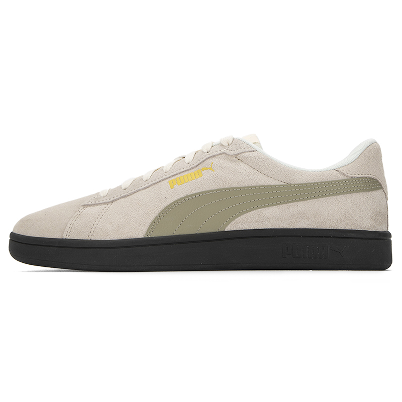 彪马（Puma）男鞋女鞋 秋季情侣运动鞋轻便透气时尚潮流休闲鞋板鞋 390984-07 米白色-桦树绿-梨黄 42