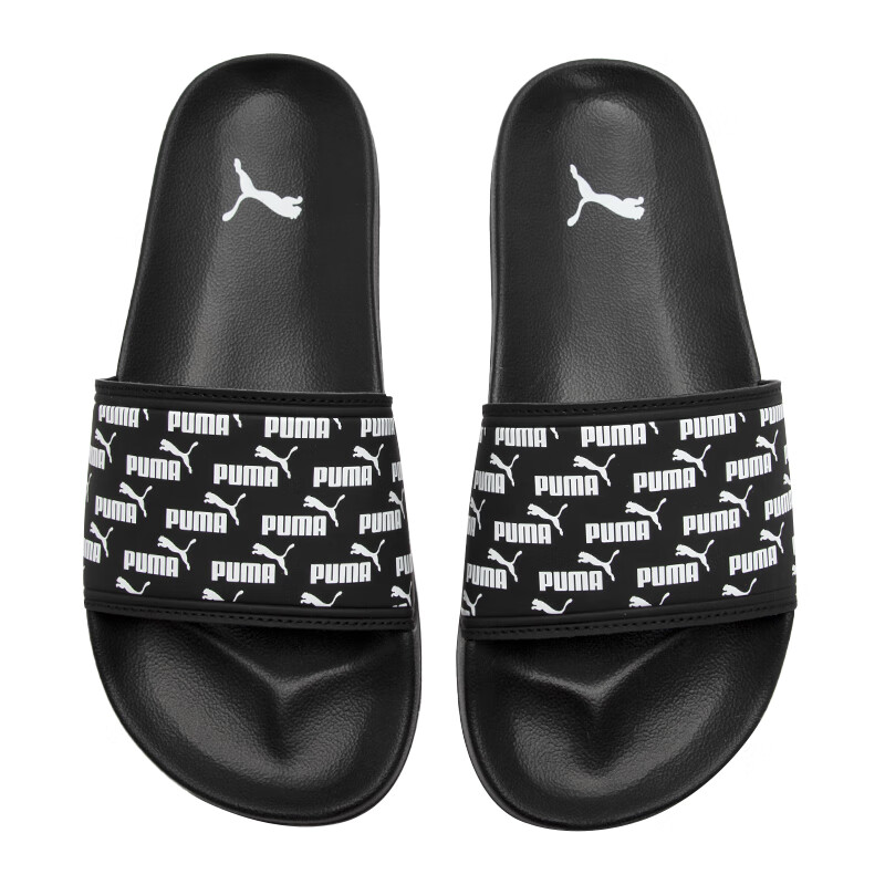 彪马（Puma）男鞋女鞋 新款运动鞋 透气舒适沙滩鞋 居家室内外凉拖鞋 388284-01 黑色 35.5