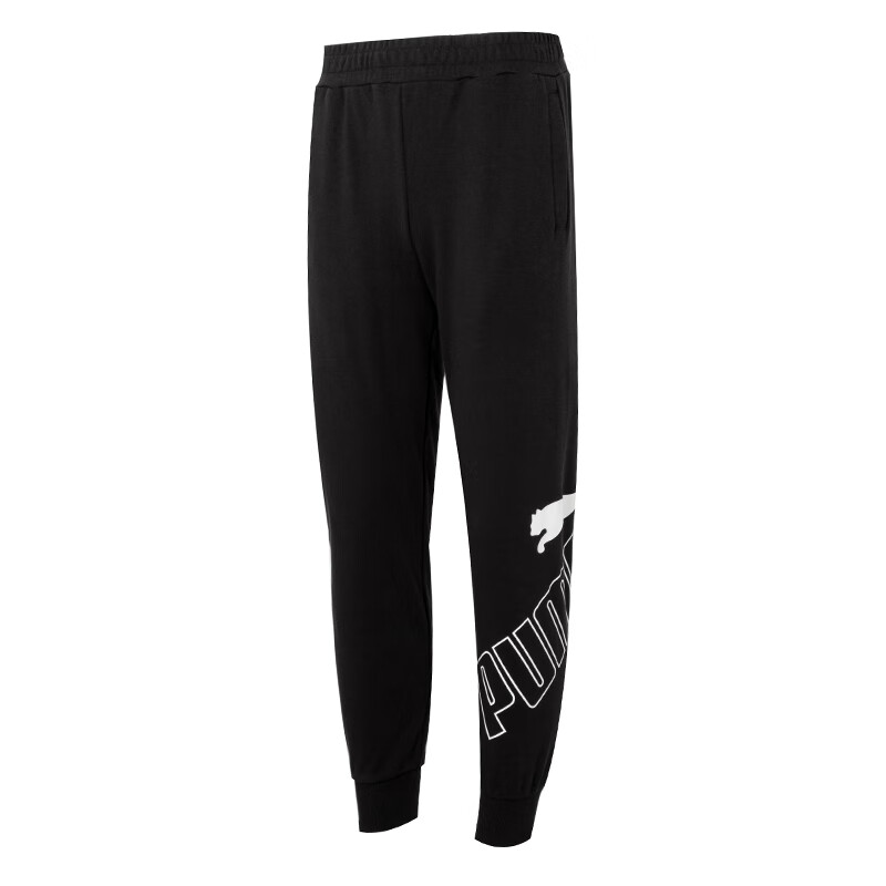 彪马（PUMA）男裤女裤 2023秋季新款户外运动裤时尚舒适休闲长裤 681942 黑色 S