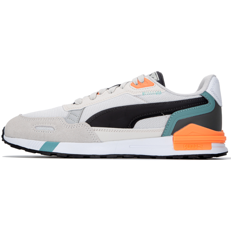 彪马（PUMA）男鞋女鞋 春夏新款运动鞋情侣鞋潮透气小白鞋低帮板鞋户外休闲鞋 383058-04 灰色-黑灰-灰色 41