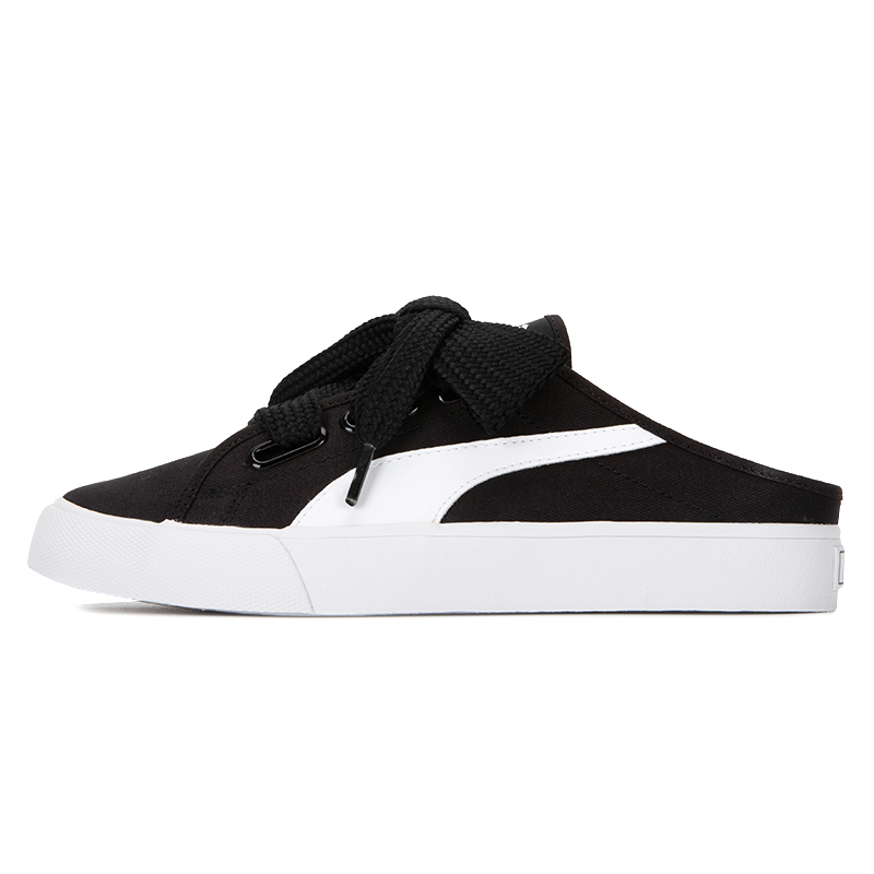 彪马（Puma）女鞋 新款运动透气时尚潮流舒适半拖鞋轻便休闲鞋 382331 黑色 38.5