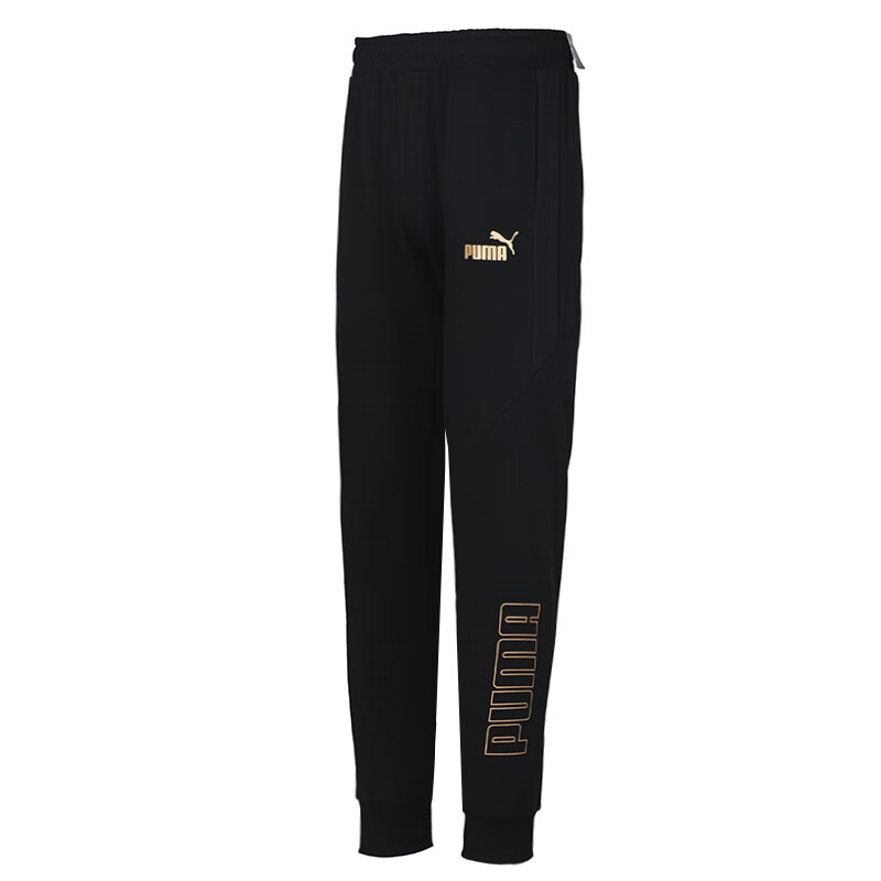 彪马（PUMA）男裤 秋冬新款户外运动裤时尚透气保暖舒适休闲长裤 848257-01 黑色 S