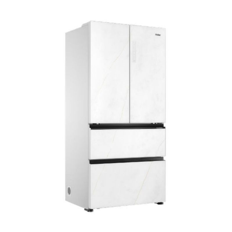 海尔 BCD-461WGHFD14WYU1 多门-四门461升钢化玻璃面板冰箱 白色(单位：台） 皓玉白