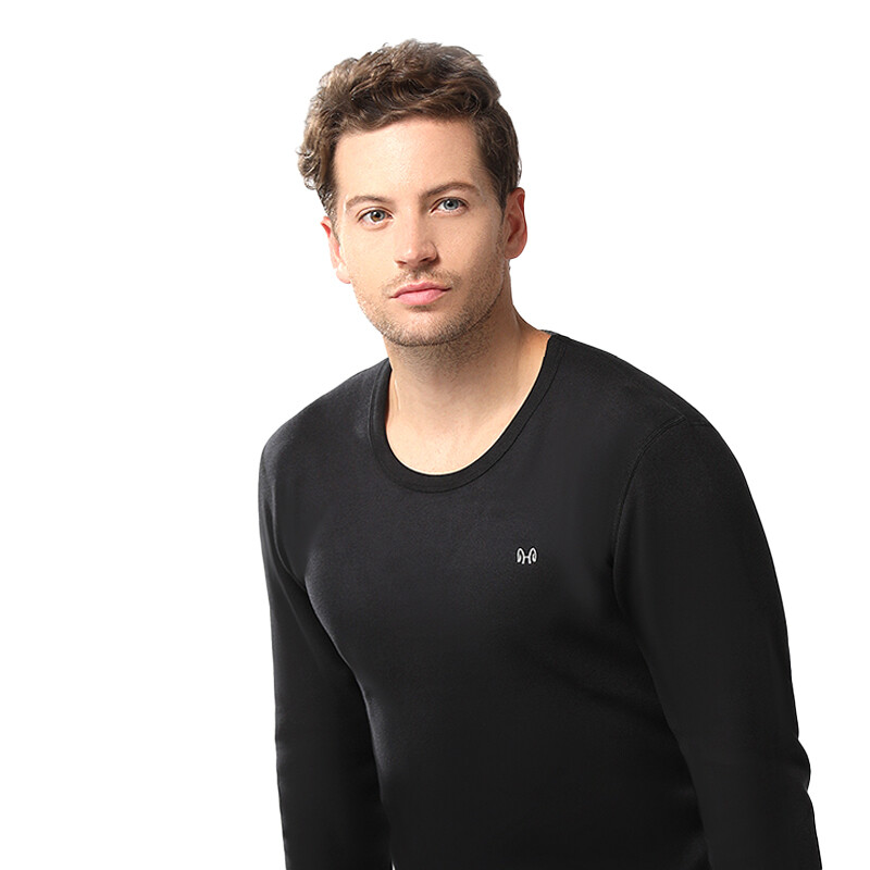 恒源祥男士暖绒内衣套装TC-7011-2（单位：套） 深麻灰 M