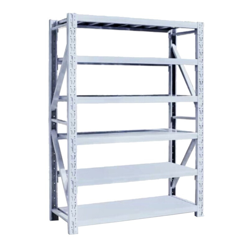 臻远 ZY-ZXHJ-42 中型仓储货架 2000&times;600&times;2000 主架 灰白色 六层 银色