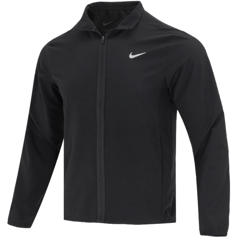 耐克（NIKE）外套男士 秋季新款运动服梭织连帽防风衣薄款休闲服透气夹克 FB7500-01 黑色 2XL