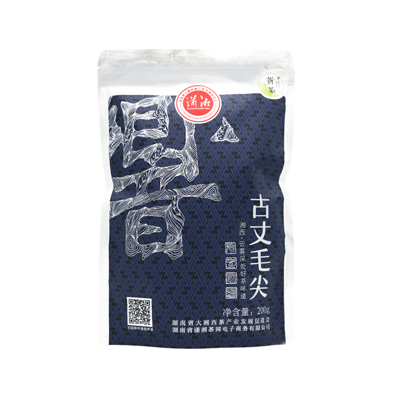 潇湘牌袋装鲜嫩爽口碣滩茶200克(单位：袋) 拿铁色