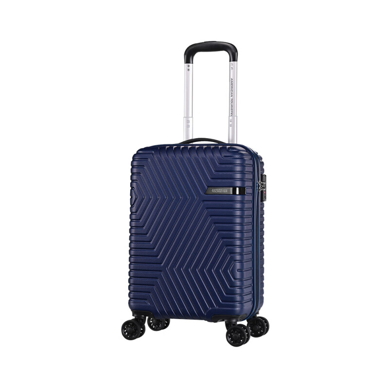 美旅（AMERICAN TOURISTER）大容量拉杆箱时尚高质感行李箱八轮万向轮登机箱旅行箱DO8 蓝色 20寸