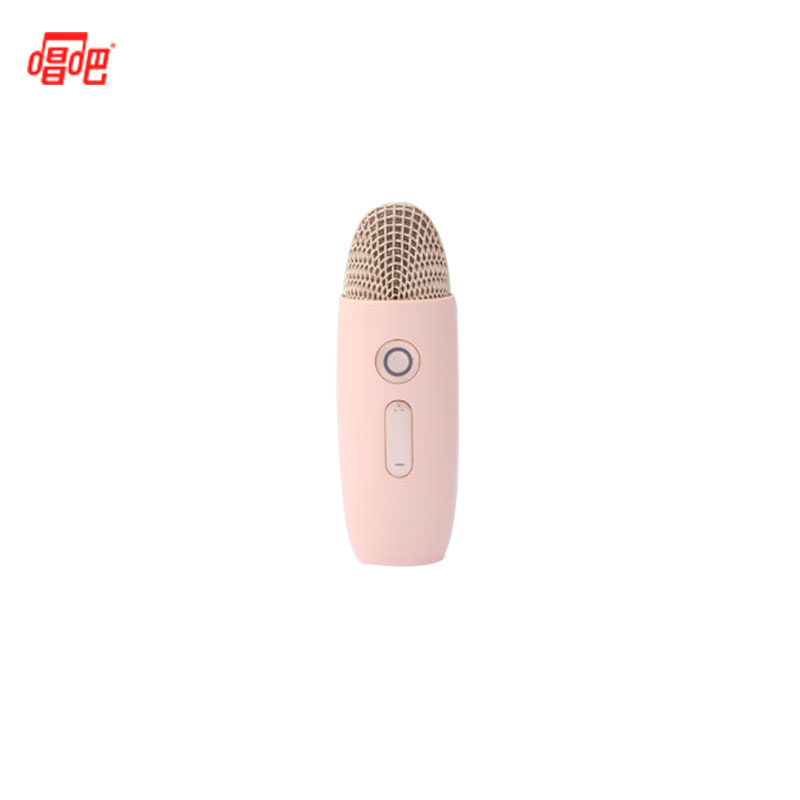 唱吧叮叮巴士 迷你K歌音箱L2 无线蓝牙麦克风音响一体 户外k歌话筒 家庭ktv音响 单位：套 桃夭粉【单麦】