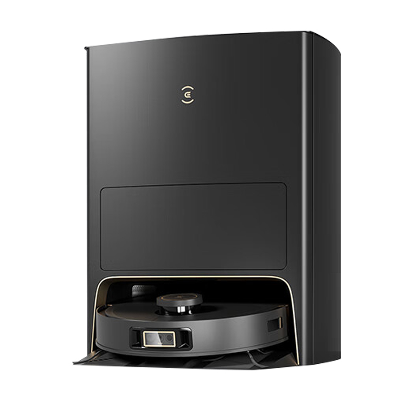 科沃斯（ECOVACS）扫地机器人X1S PRO PLUS水箱版 23年升级扫拖洗烘一体机台 黑色