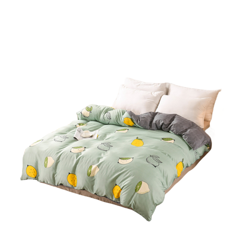 臻&middot;梦圆 柔丝棉被套 清新夏日（200x230cm） 绿色