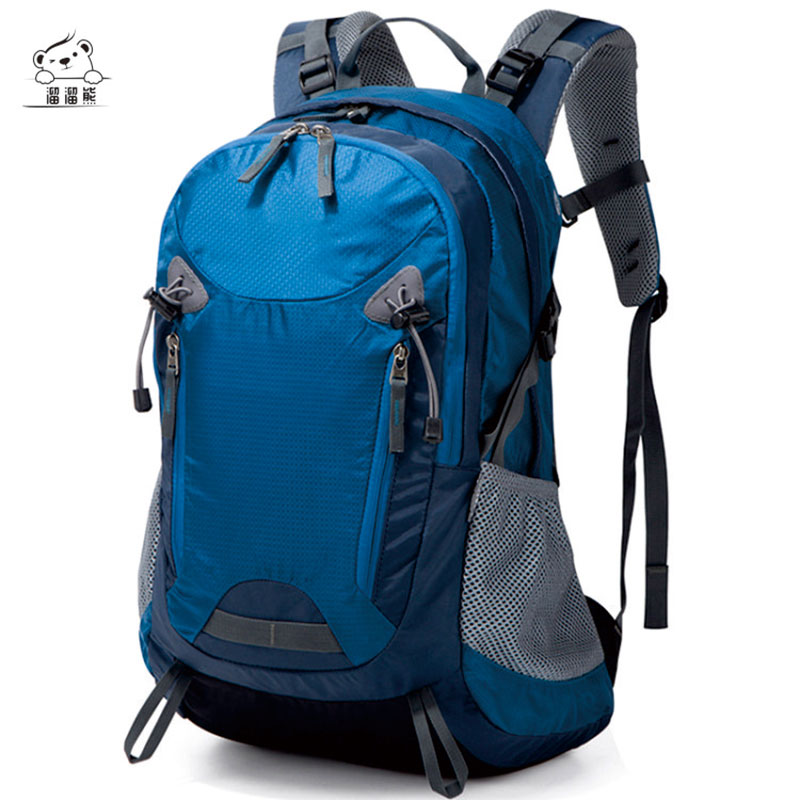 溜溜熊LLX-004 户外登山大容量双肩背包单位：个 宝石蓝