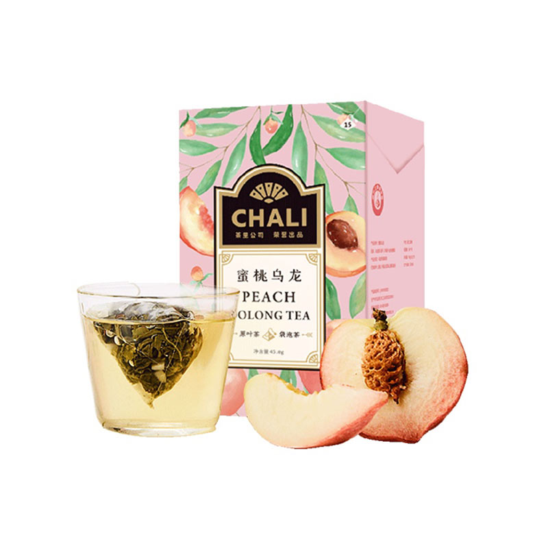 茶里蜜桃乌龙盒装45g*2盒 咖啡色