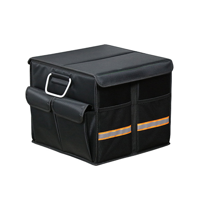 三极 TP2008 汽车收纳箱车载整理箱  单位：个 小号20*35*35cm 黑色