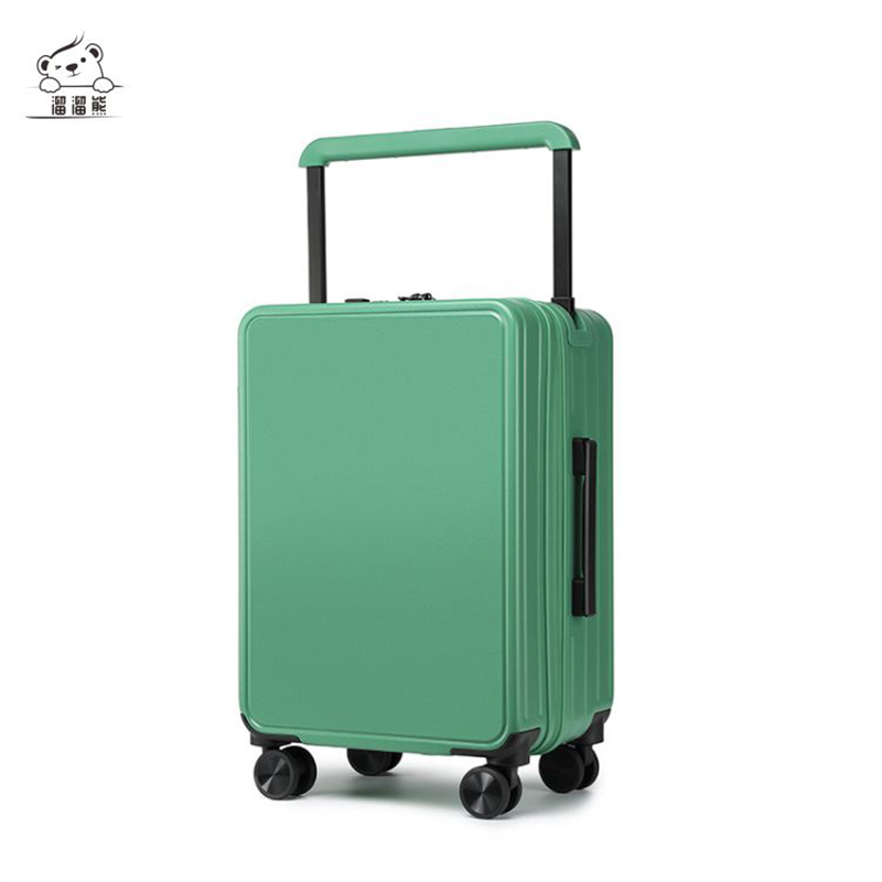 溜溜熊 LLX-012 宽拉杆平 衡时尚轻量旅行拉杆箱24寸 绿色 24寸