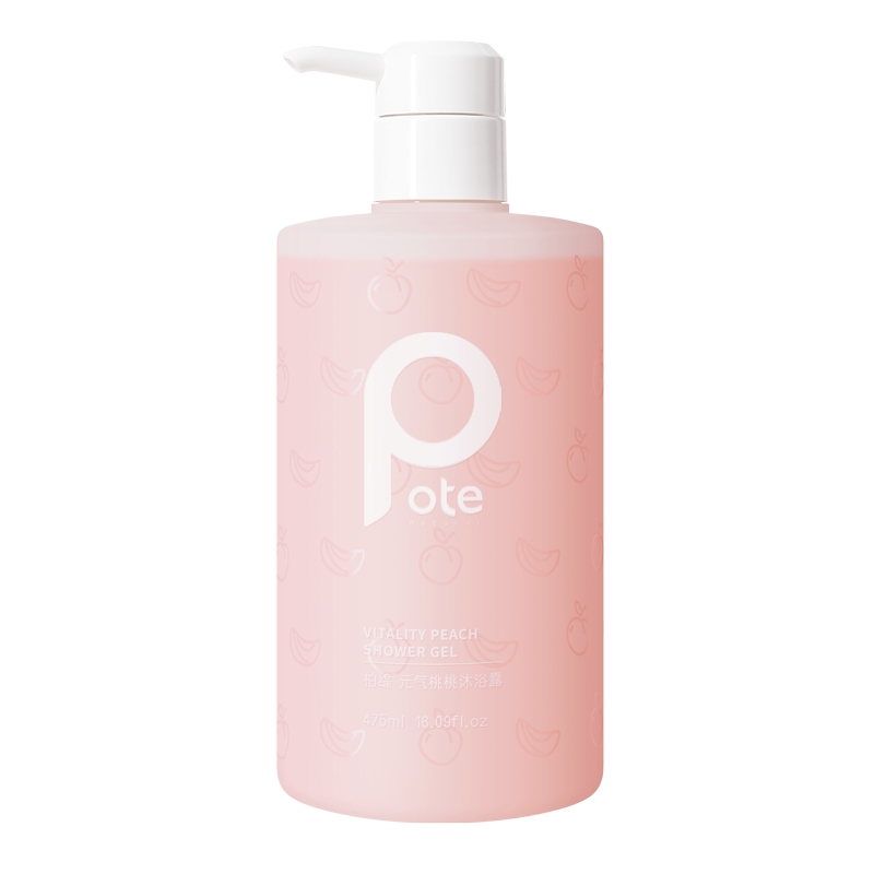 柏缇（POTE）元气桃桃沐浴露 475ml（单位：瓶） 粉色