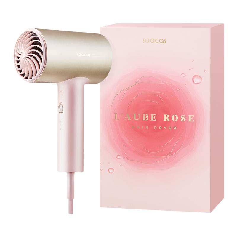 素士负离子速干电吹风 H5 晨露玫瑰单位：个 粉色