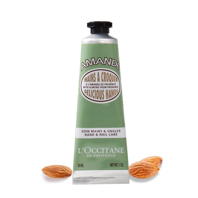 欧舒丹甜扁桃紧致护手霜 75ml（单位：支） 柠绿色