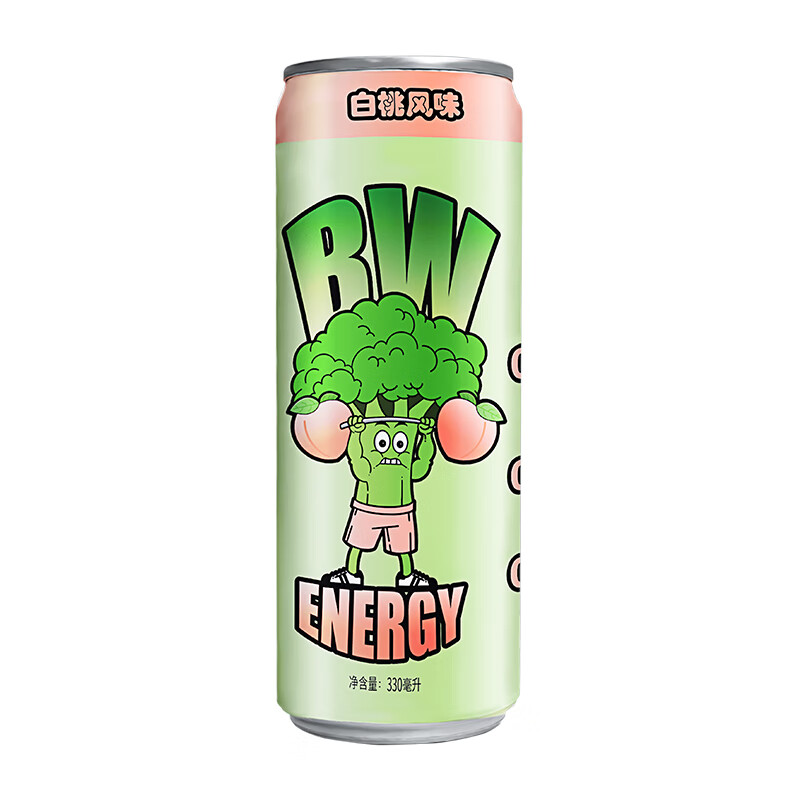 BW西兰花战士白桃味散装330ml*6瓶 白桃味散装330ml*6瓶