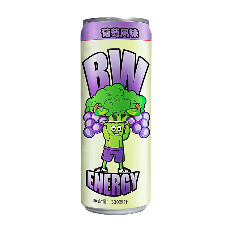 BW西兰花战葡萄味散装330ml*6瓶 葡萄味散装330ml*6瓶