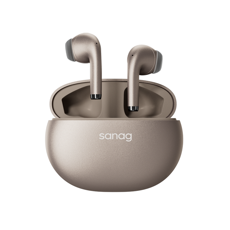 SANAG塞那蓝牙耳机真无线多场景录音入耳式运动降噪超无感延迟T81S-T81SPro单位：个 棕色