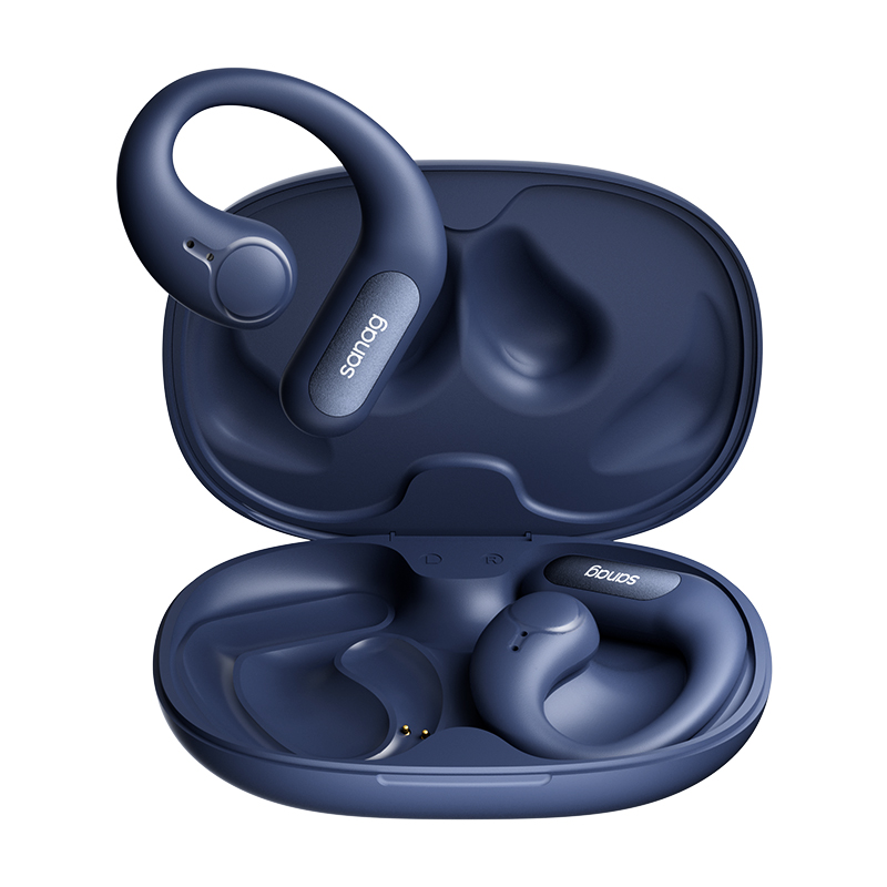 sanag塞那挂耳式蓝牙耳机无线骨传导不入耳运动跑步降噪2023新款Z63SPro 单位：个 深蓝色