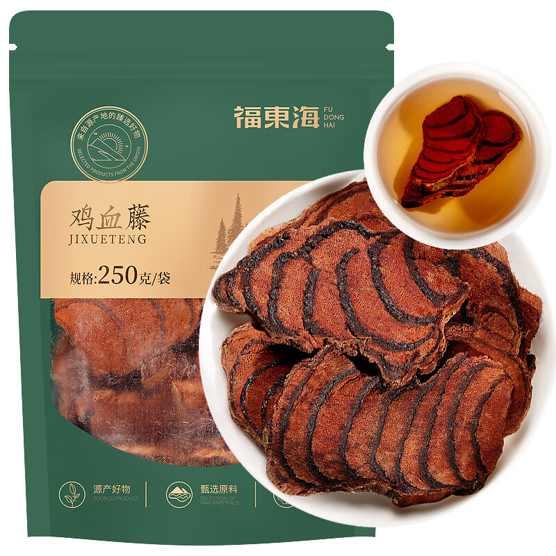 【福东海】鸡血藤250克 *1袋 鸡血藤250克 *1袋