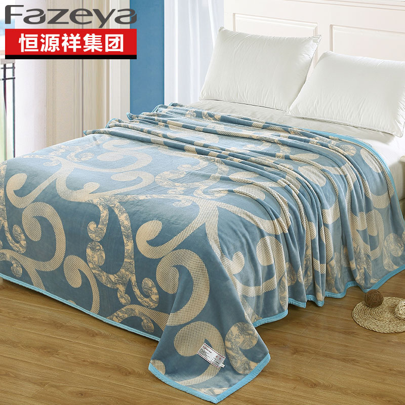 Fazeya/彩羊家纺法莱绒毯 流金岁月 法莱绒毯 流金岁月